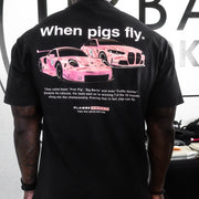 Pink Pig Oversized Tee