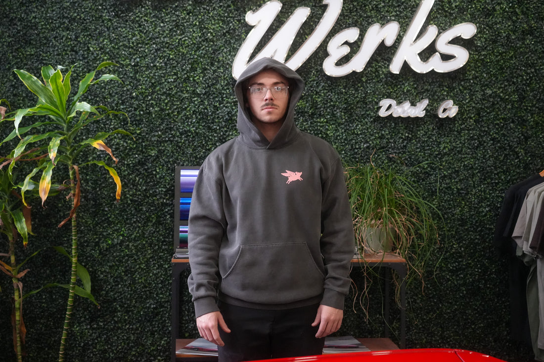 Oversized Pink Pig Hoodie