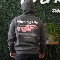 Oversized Pink Pig Hoodie