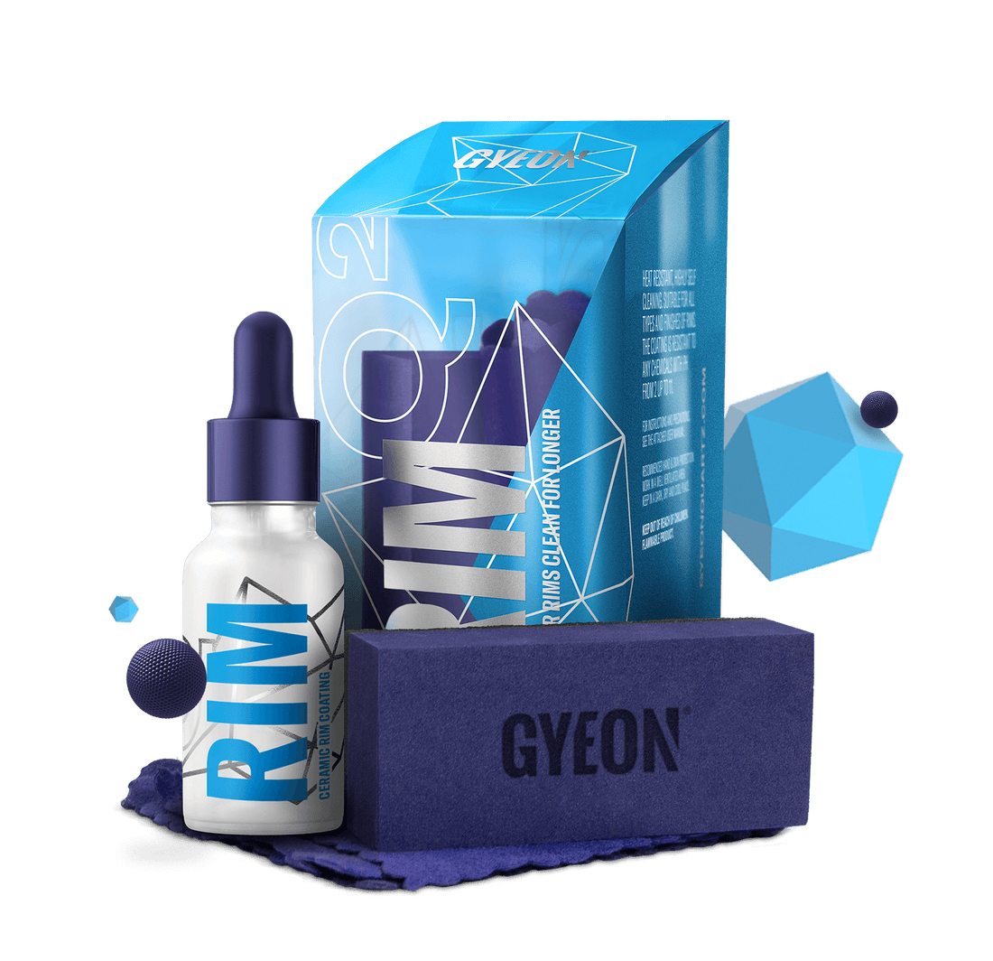 Gyeon Rim Wheel Ceramic Coating Kit with Applicator and Suede Cloths