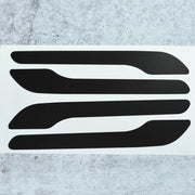 Black Vinyl Door Handle Cover Kit for Tesla Model 3 and Model Y
